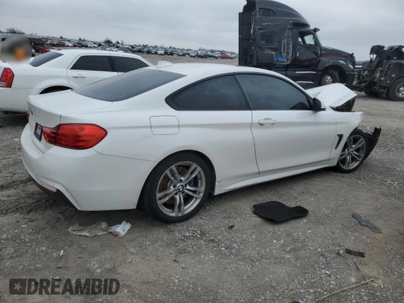 2014 BMW 4 Series 428i with VIN WBA3N3C53EF711572, listed as a Copart auction lot 45660555 with 149,805 mi miles and Salvage title. Bid and sale history available at DreamBid. Image 3.