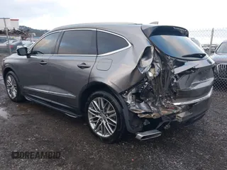 2023 Acura MDX w/Advance Package with VIN 5J8YE1H89PL015997, listed as a IAAI auction lot 41208048 with 18,630 mi miles. Bid and sale history available at carsss.com. Image 3.
