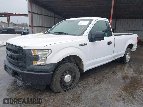 2016 Ford F-150 XL with VIN 1FTMF1C89GKF71802, listed as a IAAI auction lot 41557014 with 129,794 mi miles. Bid and sale history available at carsss.com. Image 2.