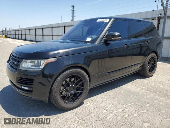 2016 Land Rover Range Rover with VIN SALGR2VF1GA278142, listed as a Copart auction lot 59816105 with 107,147 mi miles and Clean title. Bid and sale history available at DreamBid. Image 1.