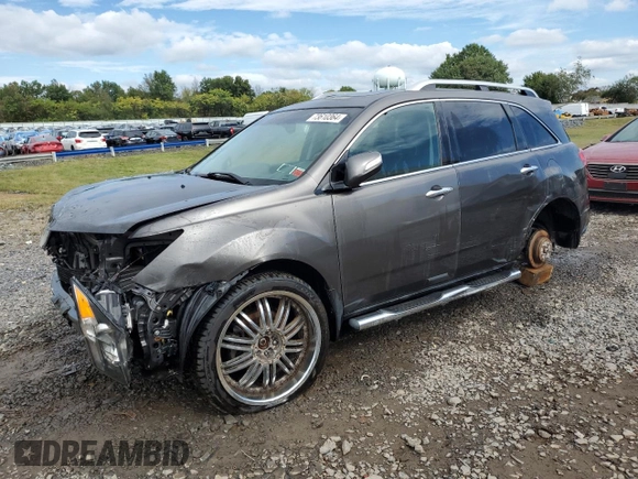 2012 Acura MDX Advance with VIN 2HNYD2H61CH545761, listed as a Copart auction lot 73610364 with Not provided miles and Salvage title. Bid and sale history available at DreamBid. Image 1.