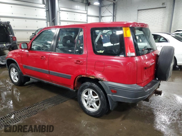 2000 Honda CR-V EX with VIN JHLRD186XYS001928, listed as a Copart auction lot 49046115 with 161,242 mi miles and Salvage Title. Bid and sale history available at carsss.com. Image 2.