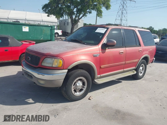 2000 Ford Expedition Eddie Bauer with VIN 1FMPU18L4YLA55368, listed as a IAAI auction lot 42195865 with Not provided miles and . Bid and sale history available at DreamBid. Image 2.