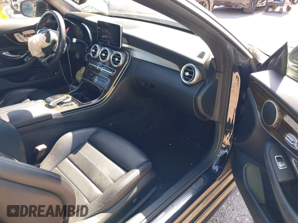 2018 Mercedes-Benz C 300 with VIN WDDWK4JB2JF705818, listed as a IAAI auction lot 42039220 with 73,199 mi miles and . Bid and sale history available at DreamBid. Image 5.