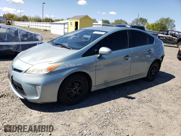 2013 Toyota Prius One with VIN JTDKN3DUXD1667277, listed as a Copart auction lot 51696965 with 169,981 mi miles and Salvage Title. Bid and sale history available at carsss.com. Image 1.