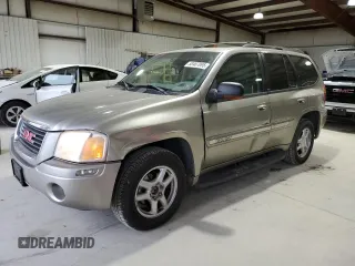 2003 GMC Envoy SLE z VIN 1GKDT13S432136642, wystawiony jako Copart lot #53467095 z przebiegiem 98 832 mil mil oraz Szkoda całkowita • Salvage title. Historia ofert i sprzedaży dostępna na DreamBid. Obrazek 1.