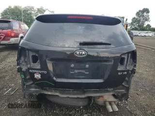 2012 Kia Sorento SX with VIN 5XYKWDA2XCG306782, listed as a Copart auction lot 65626604 with 137,060 mi miles and Salvage Title. Bid and sale history available at carsss.com. Image 6.