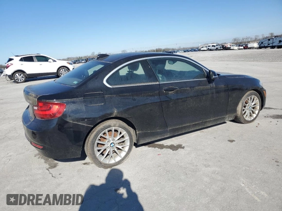 2016 BMW 2 Series 228i xDrive with VIN WBA1G9C55GV726300, listed as a Copart auction lot 49734435 with 55,425 mi miles and Clean title. Bid and sale history available at DreamBid. Image 3.