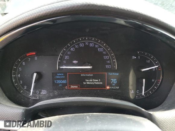 2019 Cadillac XTS Luxury with VIN 2G61M5S34K9135684, listed as a Copart auction lot 63623945 with 139,046 mi miles and Clean title. Bid and sale history available at DreamBid. Image 9.
