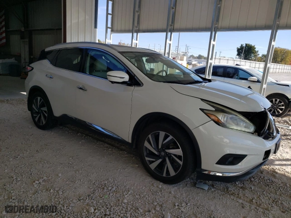 2018 Nissan Murano Platinum with VIN 5N1AZ2MHXJN199371, listed as a Copart auction lot 77049424 with 81,270 mi miles and Salvage Title. Bid and sale history available at carsss.com. Image 4.