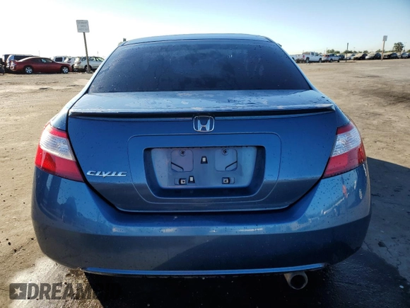 2006 Honda Civic Cpe EX with VIN 2HGFG128X6H525359, listed as a Copart auction lot 67657284 with 162,571 mi miles and Salvage Title. Bid and sale history available at carsss.com. Image 6.