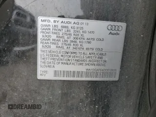 2013 Audi Q7 3.0T S line Prestige with VIN WA1DGAFE4DD010626, listed as a Copart auction lot 84907214 with 158,521 mi miles and Salvage Title. Bid and sale history available at carsss.com. Image 15.