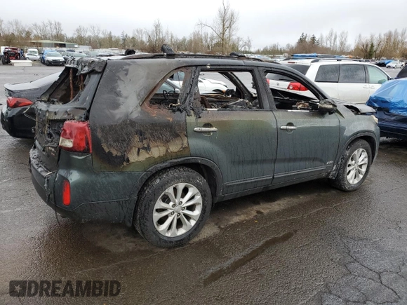 2014 Kia Sorento EX with VIN 5XYKUDA7XEG547150, listed as a Copart auction lot 42542245 with 0 mi miles and Salvage Title. Bid and sale history available at carsss.com. Image 3.
