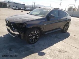 2022 BMW X4 xDrive30i with VIN 5UX33DT01N9L78188, listed as a Copart auction lot 57873752 with 5,151 mi miles. Bid and sale history available at carsss.com. Image 2.