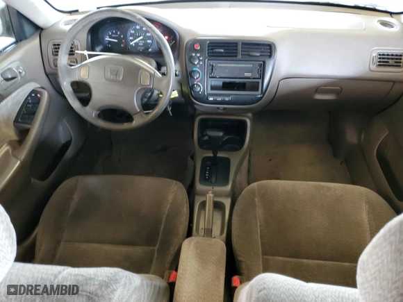 2000 Honda Civic LX with VIN 1HGEJ6671YL054252, listed as a Copart auction lot 53310845 with 215,222 mi miles and Clean Title. Bid and sale history available at carsss.com. Image 8.
