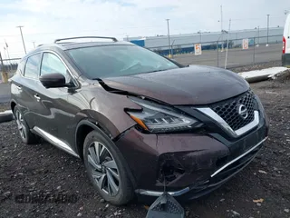 2019 Nissan Murano SL z VIN 5N1AZ2MS4KN107975, wystawiony jako IAAI lot #41065239 z przebiegiem 68 637 mil mil oraz . Historia ofert i sprzedaży dostępna na DreamBid. Obrazek 1.