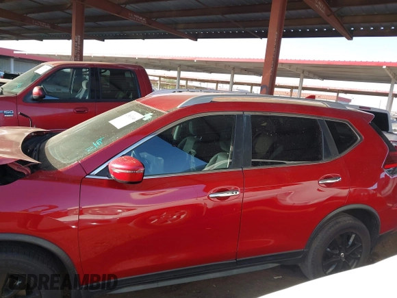 2017 Nissan Rogue SL with VIN JN8AT2MVXHW265390, listed as a IAAI auction lot 41563146 with 104,640 mi miles. Bid and sale history available at carsss.com. Image 14.