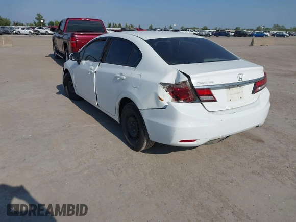 2014 Honda Civic LX z VIN 19XFB2F50EE013574, wystawiony jako IAAI lot #40497790 z przebiegiem 243 133 mil mil oraz . Historia ofert i sprzedaży dostępna na DreamBid. Obrazek 3.