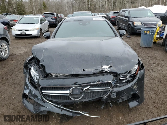 2019 Mercedes-Benz E-Class AMG E 53 with VIN WDD1J6BB3KF082136, listed as a Copart auction lot 46835105 with 0 mi miles and Salvage Title. Bid and sale history available at carsss.com. Image 5.