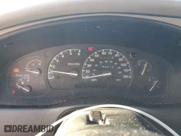 1999 Ford Explorer Sport with VIN 1FMYU24X6XUA66819, listed as a Copart auction lot 76364994 with 194,018 mi miles and Non repairable. Bid and sale history available at DreamBid. Image 9.