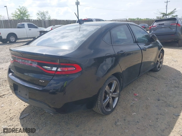 2014 Dodge Dart GT with VIN 1C3CDFEB9ED748006, listed as a IAAI auction lot 42093209 with 120,463 mi miles. Bid and sale history available at carsss.com. Image 4.