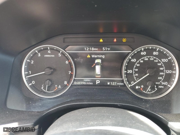 2023 Mitsubishi Outlander SE with VIN JA4J3UA88PZ030922, listed as a Copart auction lot 46512755 with 48,396 mi miles and Salvage Title. Bid and sale history available at carsss.com. Image 9.