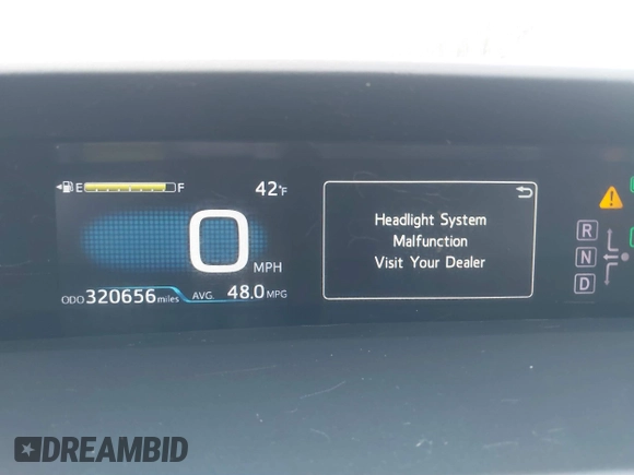 2017 Toyota Prius Two с VIN JTDKARFU6H3040792, выставлен на аукционе IAAI как лот 41758408 с пробегом 320 656 миль миль и . История ставок и продаж доступна на DreamBid. Изображение 7.