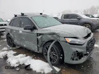 2021 Audi SQ5 Premium Plus with VIN WA1B4AFY2M2035496, listed as a Copart auction lot 79414574 with 58,326 mi miles and Salvage Title. Bid and sale history available at carsss.com. Image 4.