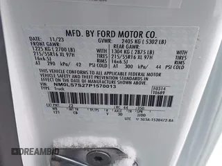 2023 Ford Transit Connect XL с VIN NM0LS7S27P1570013, выставлен на аукционе IAAI как лот 41163974 с пробегом 13 210 миль миль и . История ставок и продаж доступна на DreamBid. Изображение 9.