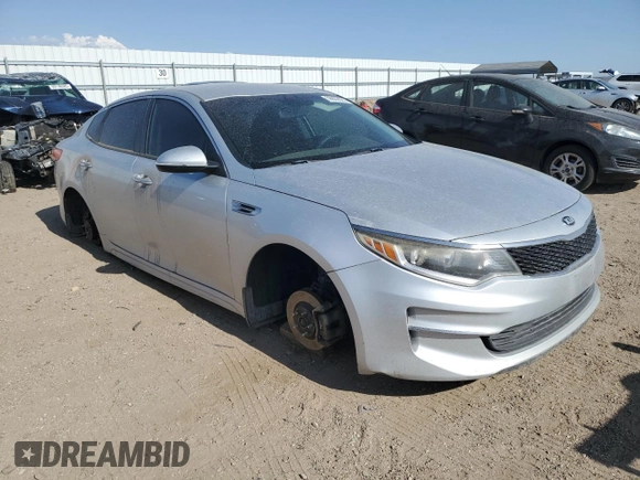 2017 Kia Optima LX with VIN 5XXGT4L35HG122821, listed as a Copart auction lot 59802025 with 163,232 mi miles and Salvage title. Bid and sale history available at DreamBid. Image 4.
