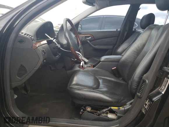 2002 Mercedes-Benz S-Class 6.0L with VIN WDBNG78J82A253733, listed as a Copart auction lot 66176834 with 9,151 mi miles and Salvage Title. Bid and sale history available at carsss.com. Image 7.
