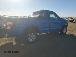 2021 Ford F-150 XL with VIN 1FTMF1EB4MKF07459, listed as a Copart auction lot 84900714 with 43,819 mi miles and Salvage title. Bid and sale history available at DreamBid. Image 3.