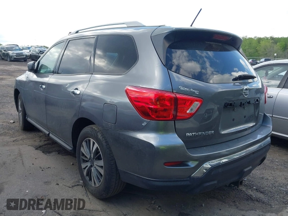 2018 Nissan Pathfinder SL with VIN 5N1DR2MN2JC641929, listed as a IAAI auction lot 42007326 with 176,024 mi miles. Bid and sale history available at carsss.com. Image 3.