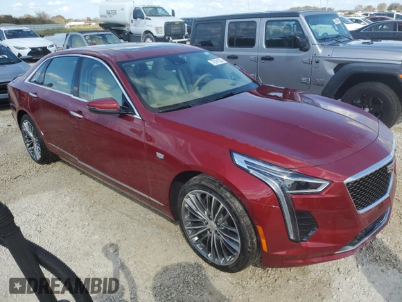 2019 Cadillac CT6 Platinum AWD with VIN 1G6KV5RJ6KU144153, listed as a Copart auction lot 76791024 with 32,818 mi miles and Non repairable. Bid and sale history available at DreamBid. Image 4.