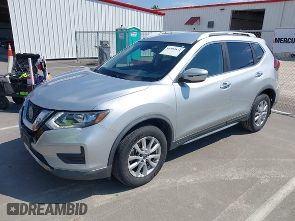 2019 Nissan Rogue SV with VIN KNMAT2MV5KP525224, listed as a IAAI auction lot 41892874 with 82,650 mi miles and . Bid and sale history available at DreamBid. Image 2.