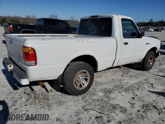 1999 Ford Ranger XL with VIN 1FTYR10V6XPA65995, listed as a Copart auction lot 89355755 with 312,195 mi miles and Salvage Title. Bid and sale history available at carsss.com. Image 3.