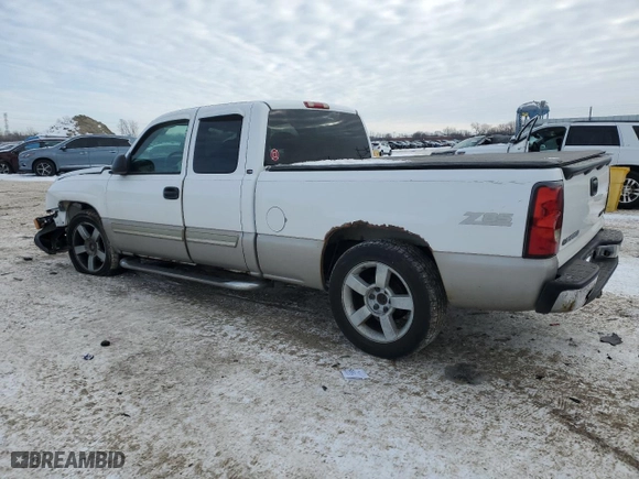 2005 Chevrolet Silverado 1500 LS with VIN 1GCEC19V35Z165481, listed as a Copart auction lot 88786845 with 137,286 mi miles and Salvage Title. Bid and sale history available at carsss.com. Image 2.
