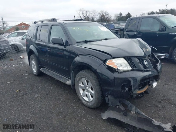 2012 Nissan Pathfinder SV with VIN 5N1AR1NB5CC624434, listed as a IAAI auction lot 41516540 with 224,882 mi miles. Bid and sale history available at carsss.com. Image 1.