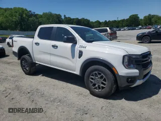 2024 Ford Ranger XLT with VIN 1FTER4GH6RLE06391, listed as a Copart auction lot 53747715 with 18,884 mi miles and Salvage title. Bid and sale history available at DreamBid. Image 4.