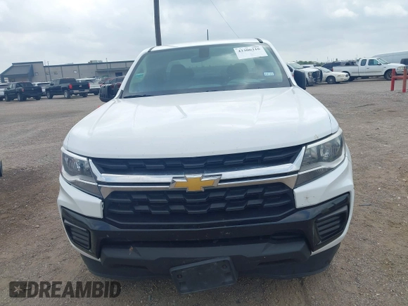 2021 Chevrolet Colorado 2WD Work Truck with VIN 1GCHSBENXM1139792, listed as a IAAI auction lot 42306216 with 78,275 mi miles and . Bid and sale history available at DreamBid. Image 13.