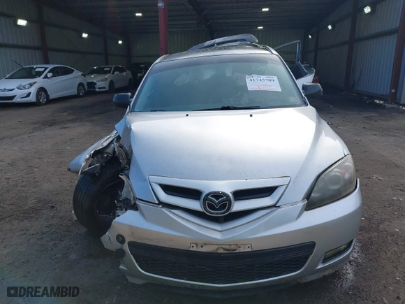 2009 Mazda Mazda3 s Touring with VIN JM1BK343891226660, listed as a IAAI auction lot 41745709 with 225,000 mi miles. Bid and sale history available at carsss.com. Image 11.