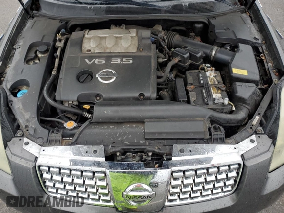 2004 Nissan Maxima SE with VIN 1N4BA41E14C901248, listed as a Copart auction lot 52100375 with 124,473 mi miles and Salvage Title. Bid and sale history available at DreamBid. Image 12.