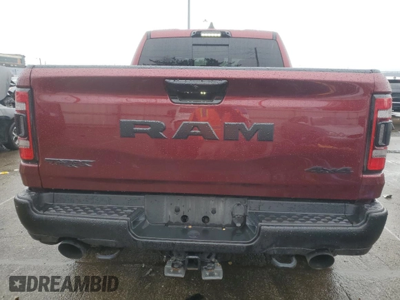 2024 Ram 1500 TRX with VIN 1C6SRFU9XRN215340, listed as a Copart auction lot 42244625 with 5,855 mi miles and Salvage Title. Bid and sale history available at carsss.com. Image 6.