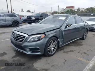2016 Mercedes-Benz S 550 with VIN WDDUG8CB5GA253334, listed as a IAAI auction lot 42087794 with 91,315 mi miles and . Bid and sale history available at carsss.com. Image 2.