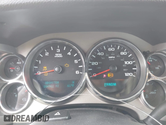 2013 Chevrolet Silverado 1500 LT with VIN 1GCRKSE74DZ398351, listed as a IAAI auction lot 42198969 with 184,962 mi miles and . Bid and sale history available at DreamBid. Image 7.