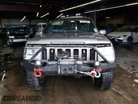 1998 Jeep Grand Cherokee Limited with VIN 1J4GZ78S9WC308708, listed as a Copart auction lot 79315694 with 205,976 mi miles and Salvage title. Bid and sale history available at DreamBid. Image 5.