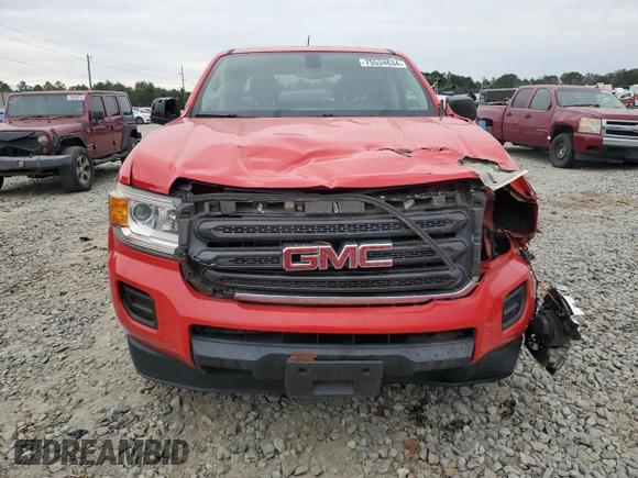 2017 GMC Canyon 2WD with VIN 1GTG5BEN1H1266018, listed as a Copart auction lot 75534634 with 66,908 mi miles and Salvage Title. Bid and sale history available at carsss.com. Image 5.