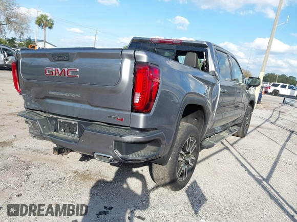 2021 GMC Sierra 1500 AT4 with VIN 1GTU9EET8MZ271591, listed as a IAAI auction lot 41566653 with 49,923 mi miles. Bid and sale history available at carsss.com. Image 4.