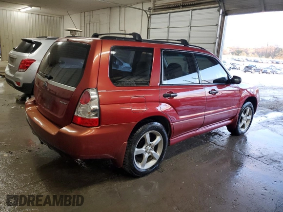 2007 Subaru Forester X with VIN JF1SG63637H703679, listed as a Copart auction lot 82034424 with 176,075 mi miles and Salvage Title. Bid and sale history available at carsss.com. Image 3.