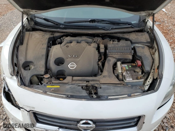 2012 Nissan Maxima 3.5 S with VIN 1N4AA5AP4CC851303, listed as a Copart auction lot 51016835 with 147,395 mi miles and Salvage Title. Bid and sale history available at carsss.com. Image 11.